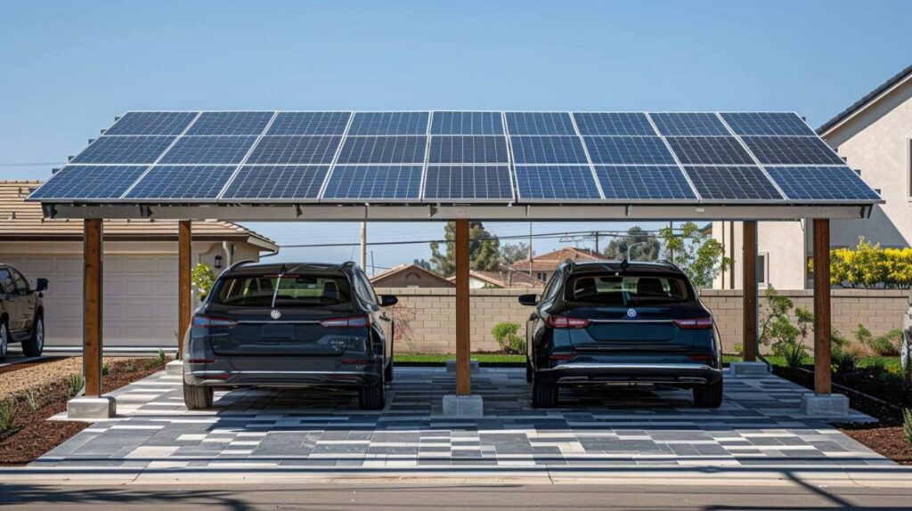 Faire construire un carport solaire pour deux voitures : quel prix ?